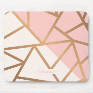 Rose Gold Mosaik Mousepad