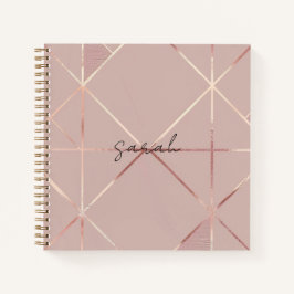 Rose-Gold-Notebook Notizbuch