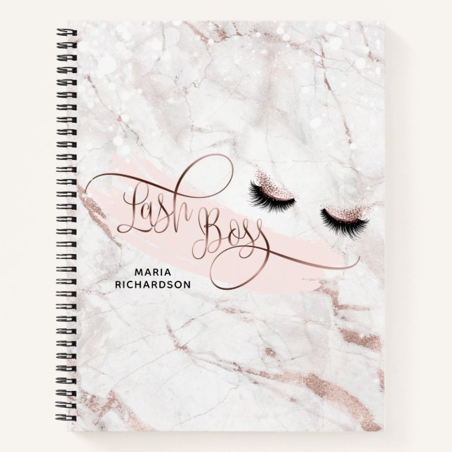 Rose Gold Notizbuch (Vorderseite)