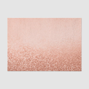 Rose Gold Ombre Glitter Metalloptik Stylisch Seidenpapier