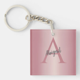 Rose Gold personalisiert Schlüsselanhänger
