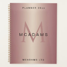 Rose Gold Personalized Business 