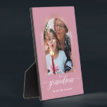 Rose Gold Pink Elegant GRANDMA Geschenke Custom Fotoplatte<br><div class="desc">Rose Gold Pink Elegant GRANDMA Geschenke Custom</div>