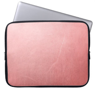 Rose Gold Pink Glanz Minimal Chic Glamour Laptopschutzhülle