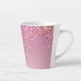 Rose Gold Pink Gold Glitzer Sparkone Milchtasse