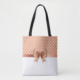 Rose Gold Ribbon und Polka Dots