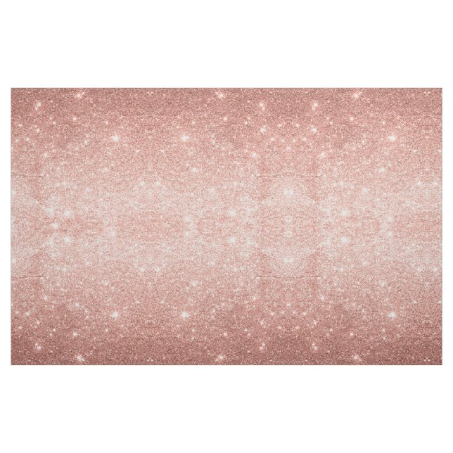 Rose Gold Rosa Glitzer Druckwerk von der Werft Stoff (Fat Quarter (45,7 x 55,9 cm))