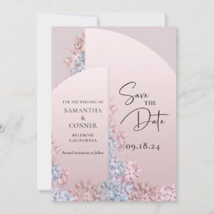 Rose Gold rosa Hyazinthen Frühling boho Save the D Save The Date