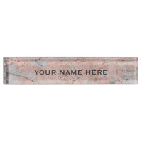 Rose Gold Rosa Marmor Glitzer Glam Personalisiert