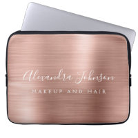 Rose Gold - Rosa Metallisches Monogramm-Geschäft