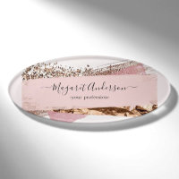 Rose Gold Rosa Rosa Label Mitarbeiterinnen 