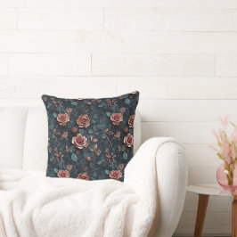 Rose Gold Rose Kissen