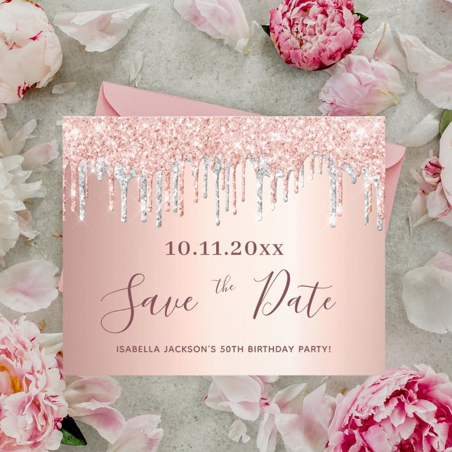 Rose Gold Save the Date (Von Creator hochgeladen)