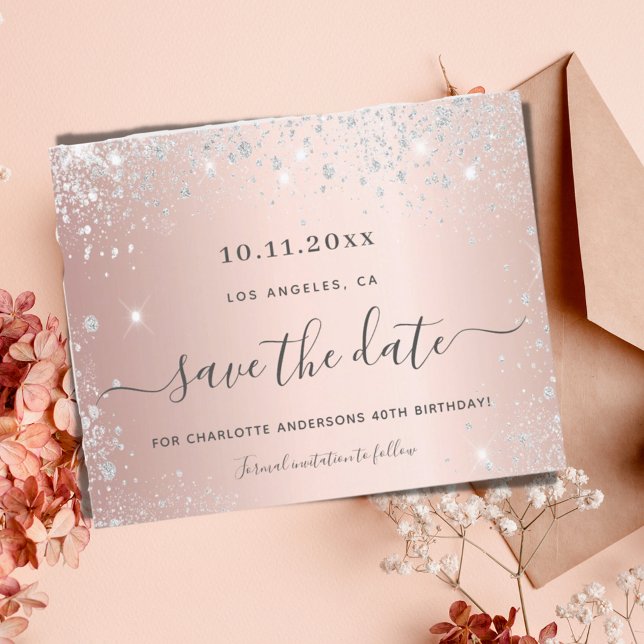 Rose Gold Save the Date (Von Creator hochgeladen)