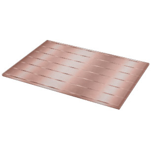 Rose Gold Schleifenband Brautparty Schneidebrett