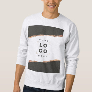 Rose Gold Schwarz Moderne einzigartig Sweatshirt