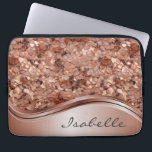 Rose Gold Sequin 3D sieht Personalisiert aus Laptopschutzhülle<br><div class="desc">Dieses Design kann in dem Bereich personalisiert werden, der durch das Ändern des Fotos und/oder Textes zur Verfügung gestellt wird. Sie können auch angepasst werden, indem Sie auf Vorlage personalisieren klicken und dann auf die Schaltfläche klicken, um weitere Optionen anzupassen, um die Hintergrundfarbe zu löschen oder zu ändern, Text hinzuzufügen,...</div>