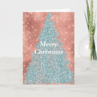 Rose Gold Sparkle Minze Glitzer Tree
