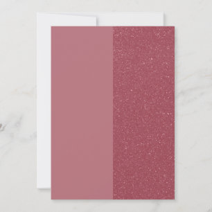 Rose Gold Split Matte individuelle Einladung