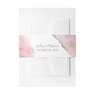Rose Gold Spritzer Hintergrund Moderne Einladungsbanderole