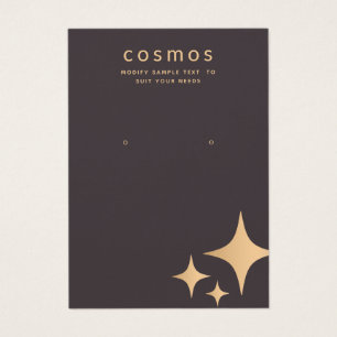 Rose-Gold-Stars Logo-Gewinnsichtkarte hinzufügen