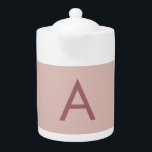 Rose Gold Staub Modernes Monogramm Anfangsbuchstab<br><div class="desc">Schlichte Minimalistische moderne Designs. Sie sind alle einfach,  attraktiv,  einzigartig.</div>