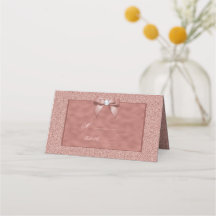 Rose Gold & Stylish Glitzer Wedding