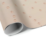 Rose Gold Swarovski Kristalle Wellen Kupfer Delika Geschenkpapier<br><div class="desc">Minimalismus und Elegance Glam und Chic Delicate Wrapping Paper FlorenceK Design</div>