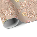 Rose Gold Swarovski Kristallwelten Spirale Diamond Geschenkpapier<br><div class="desc">Minimalismus und Elegance Glam und Chic Delicate Wrapping Paper FlorenceK Design</div>