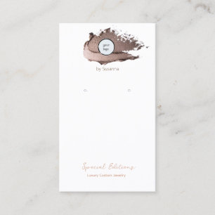 Rose-Gold-Swash-Logo Visitenkarte