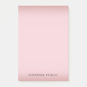Rose Gold Template Moderne Eleganz Minimalistisch Post-it Klebezettel