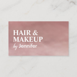 Rose Gold Termin Business Card Visitenkarte