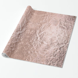 Rose Gold Textur Geschenkpapier
