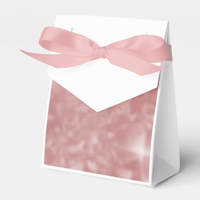 Rose Gold Texture Party Geschenke Dekorationen Geschenkschachtel (Vorderseite)