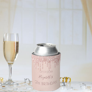 Rose Gold Tropfen Name Dosenkühler