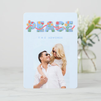 Rose Gold überlagerte Fotokarte für den Urlaubstag Feiertagskarte