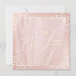 Rose - Gold und Blush Einladungen