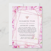 Rose Gold und Pink Floral Geometric Wedgers
