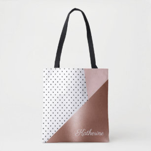 Rose Gold und Punkte