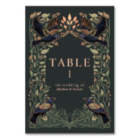 Rose Gold verzaubert Gothic Raven Floral Wedding