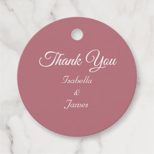 Rose Gold Vielen Dank für Ihr Interesse Tags Geschenkanhänger