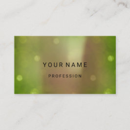 Rose Gold Vorspurige Abstrakte Mindestseidengrün Visitenkarte