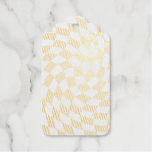 Rose Gold Wedding Collection Karo überprüft Geschenkanhänger