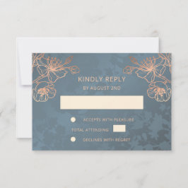 Rose Gold Wedding RSVP