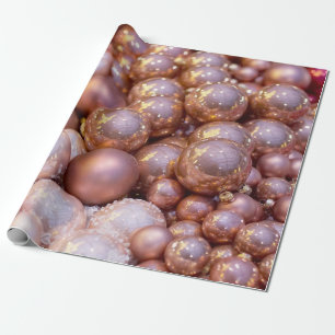 Rose Gold Weihnachtsschmuck Geschenkpapier