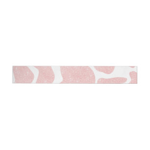 Rose Gold weiße große Kuh Spots Tierdruck