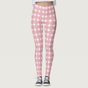 Rose Gold Weißes, modernes Design Elegante Vorlage Leggings