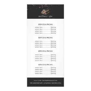 Rose-Gold-Wellness-Center-Logo Preisdienstleistu Werbekarte