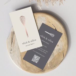 Rose Gold Whisky   Bäckerei   KOCH   Caterer QR Co Visitenkarte