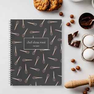 Rose Gold Whisky Muster Koch Catering Rezept Notizbuch